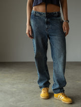 STRAIGHT LEG JEAN - OCEAN BLUE