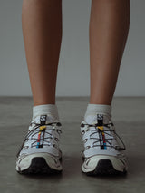 GIRLY SOCKS - SHINY WHITE