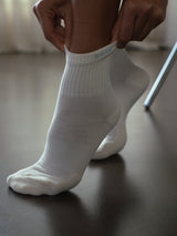 RUNNING SOCKS - CREAMY & BABY BLUE
