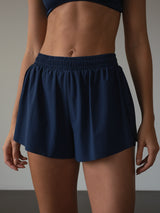 OVERLAP ACTIVE SHORTS - NAVY BLUE
