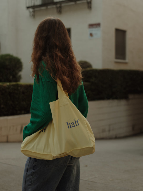 TOTE BAG - PANNACOTTA & INDIGO