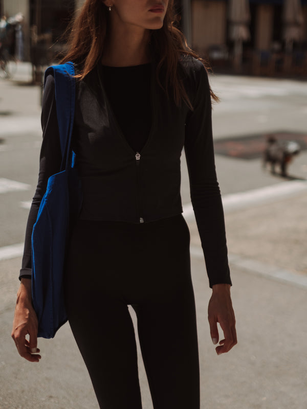 SLIM TOTE BAG - ELECTRIC BLUE