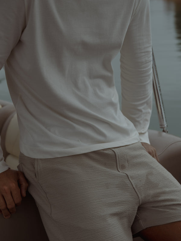 MEN LONG SLEEVE JERSEY - CREAMY