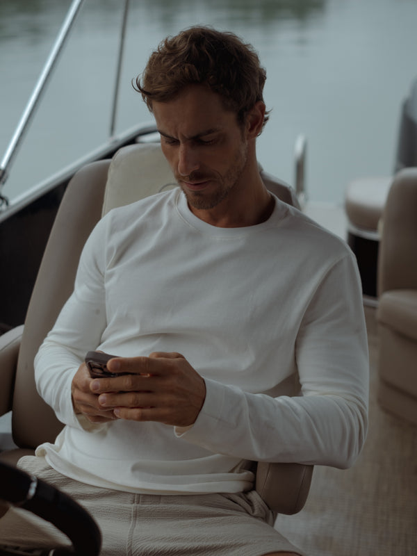 MEN LONG SLEEVE JERSEY - CREAMY