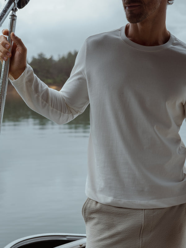 MEN LONG SLEEVE JERSEY - CREAMY