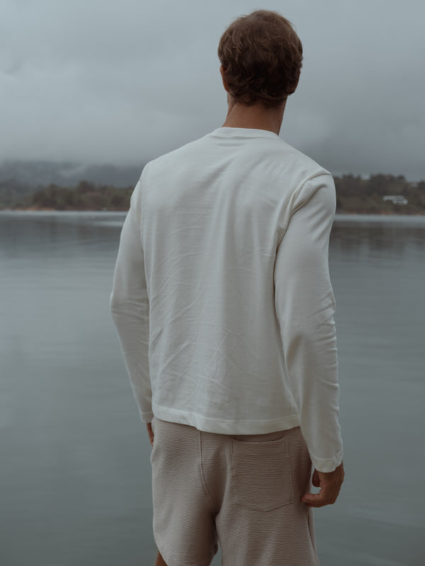 MEN LONG SLEEVE JERSEY - CREAMY