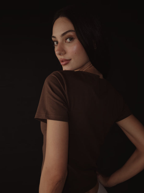 SIMPLY TEE - ESPRESSO