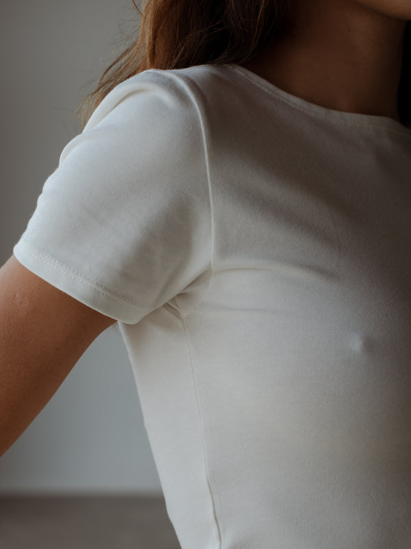 SIMPLY TEE  - CREAMY