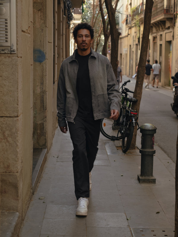 MEN EXPOSURE SEAMS T-SHIRT - BLACK