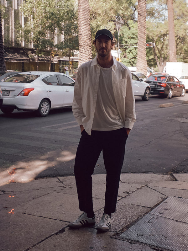 MEN SIMPLY TANK - CREAMY