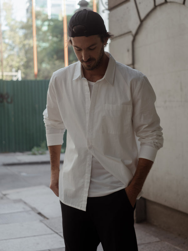 MEN SIMPLY TANK - CREAMY