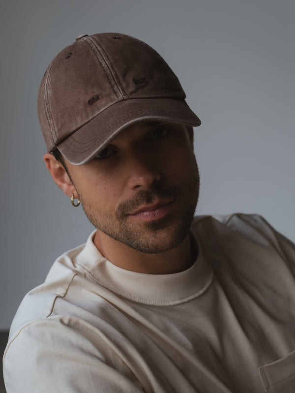 ONE HALF VINTAGE CAP - MOCCA
