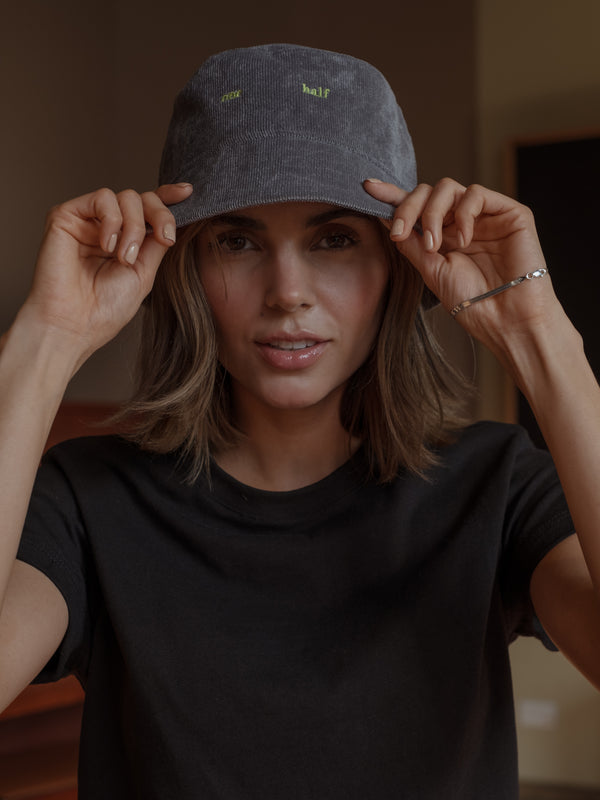 CORDUROY BUCKET HAT - GRAFITO GRAY