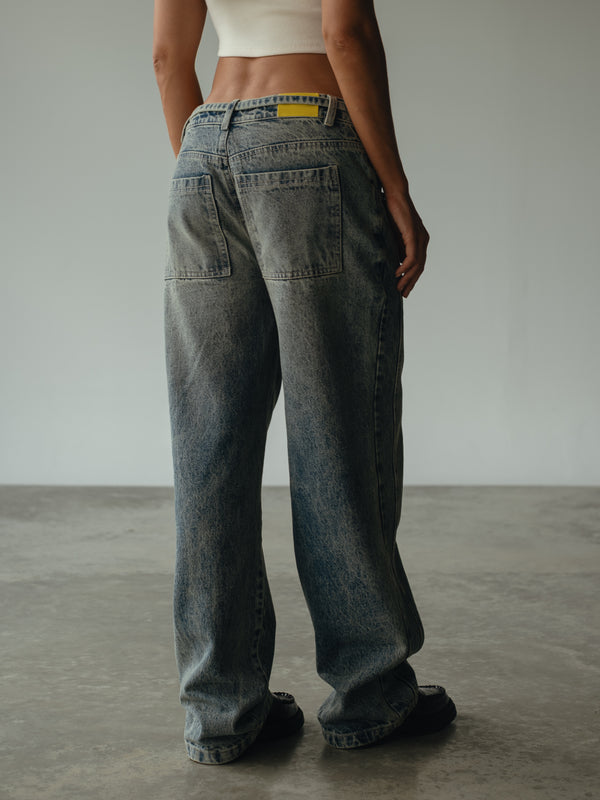 LIGHT CORD JEAN - WORK DIRTY BLUE