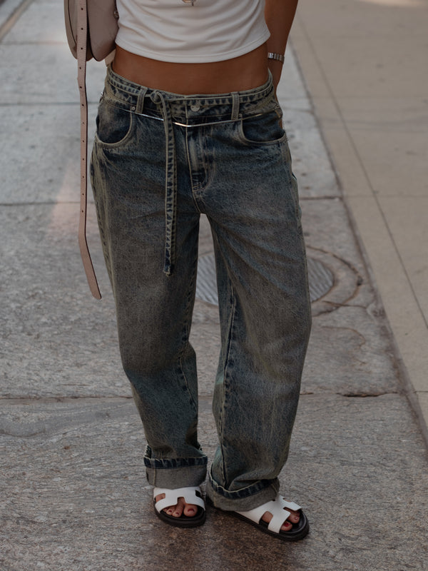 LIGHT CORD JEAN - WORK DIRTY BLUE