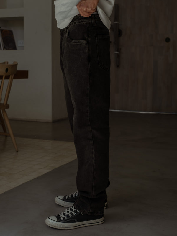 MEN RIGHT FIT JEAN - BLACK DIRTY