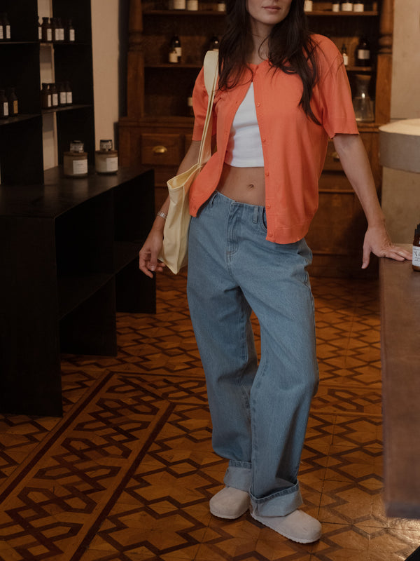 WAISTLESS  JEAN - LIGHT BLUE