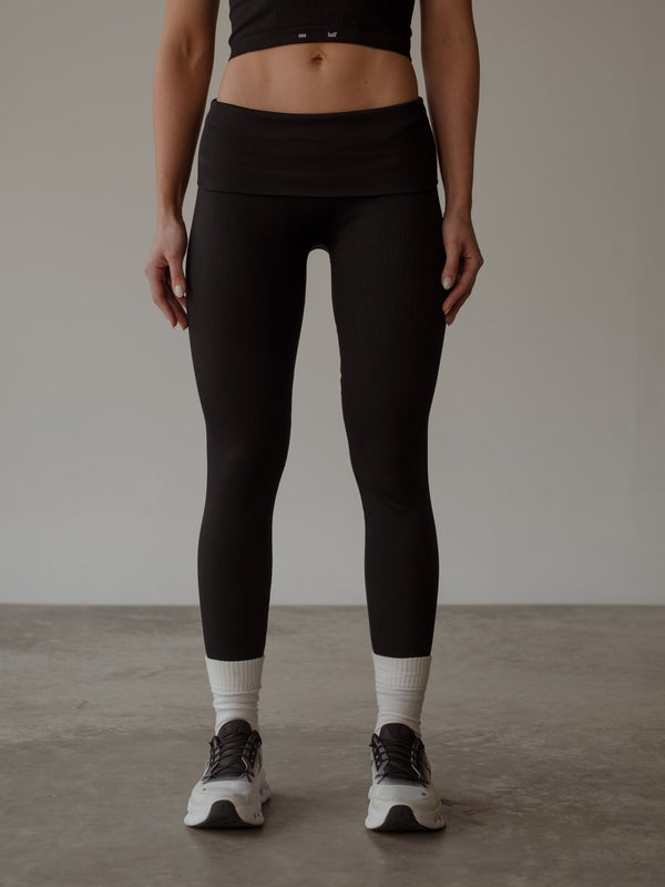 FLEX SEAMLESS LEGGINGS - PLUS BLACK