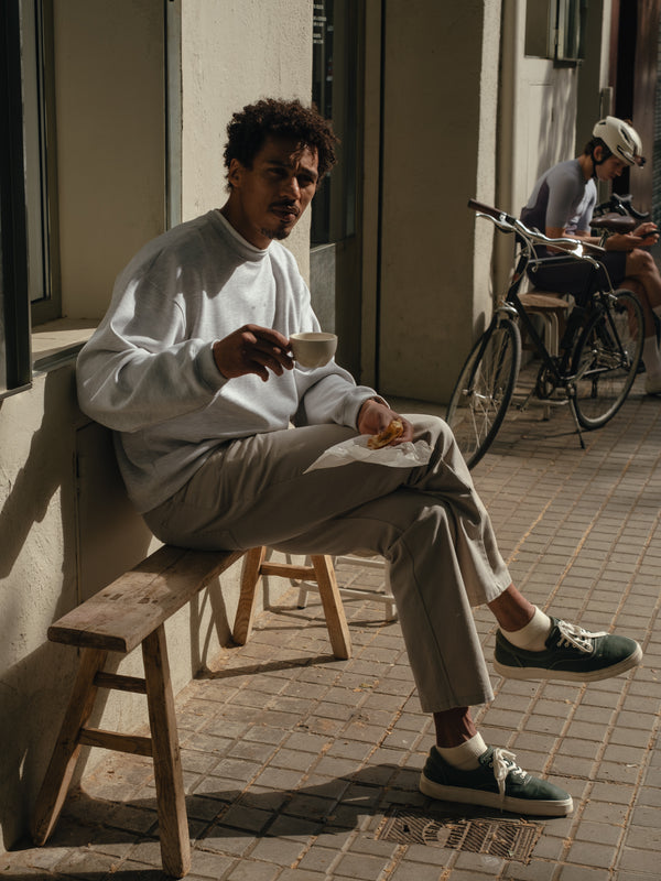 ANKLE RIB SOCKS - CREAMY