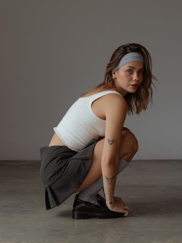 LONG SOCKS  - DARK GREY