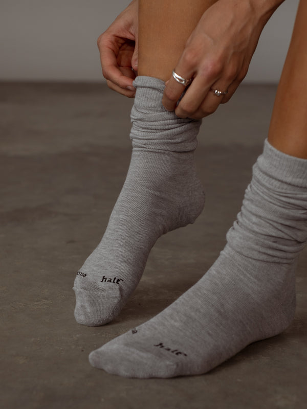 LONG SOCKS  - DARK GREY