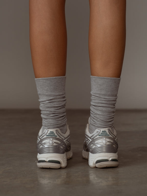 LONG SOCKS  - DARK GREY