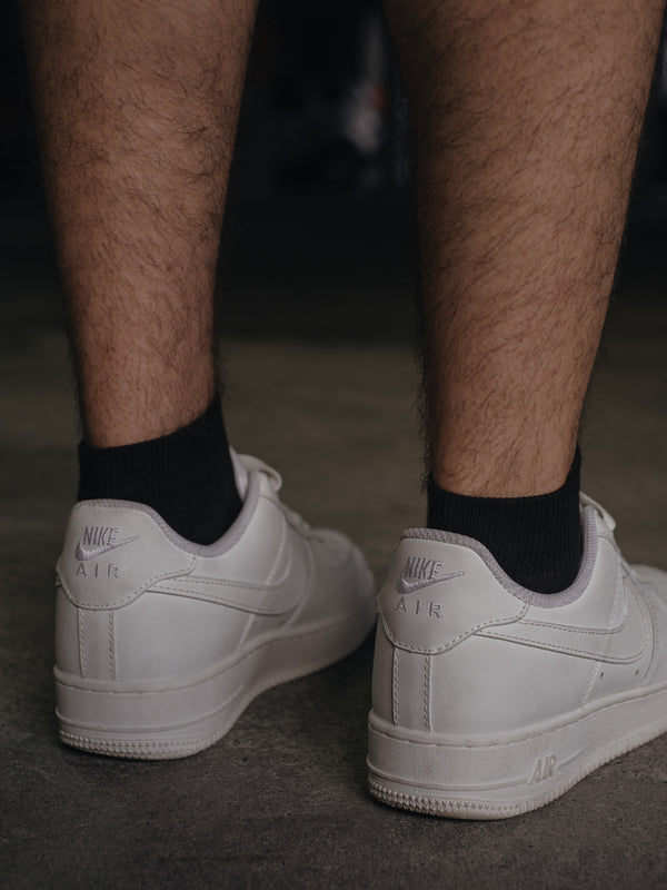 ANKLE RIB SOCKS - BLACK