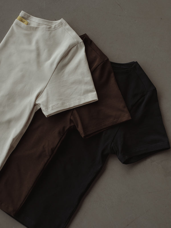 SIMPLY TEE PACK X 3 - NEUTRALS