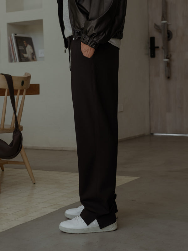 MEN TRACK TROUSERS - BLACK