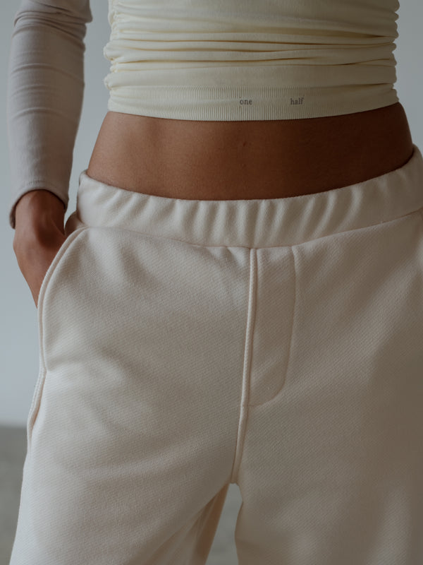 SIMPLY TRACK PANT - CREAMY