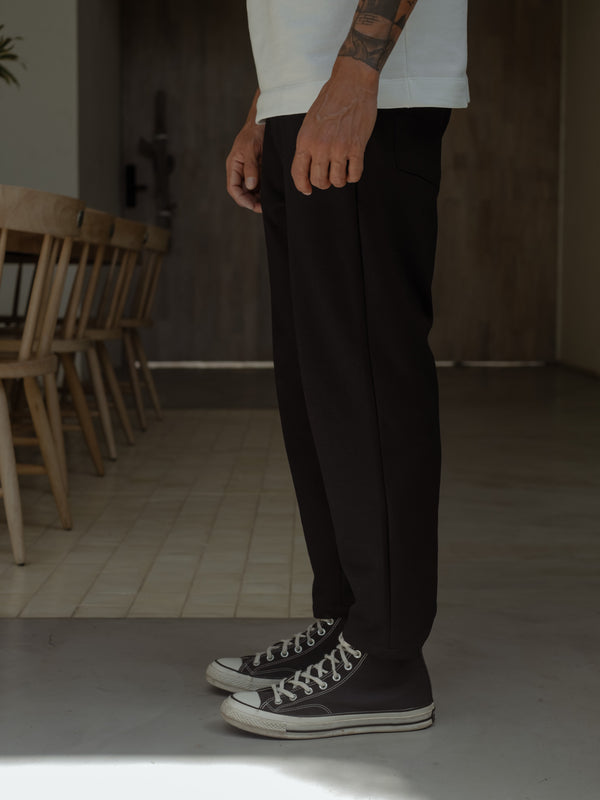 MEN ANKLE TROUSER - BLACK