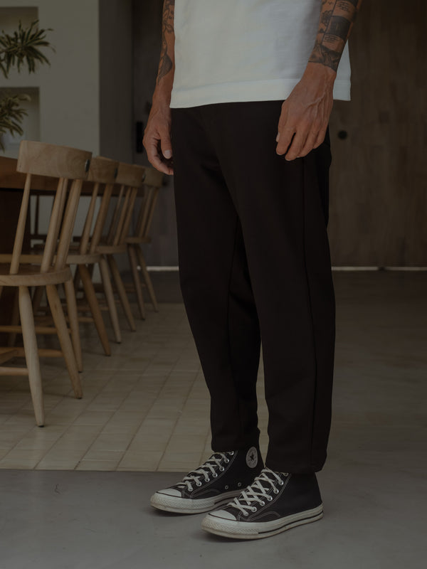 MEN ANKLE TROUSER - BLACK
