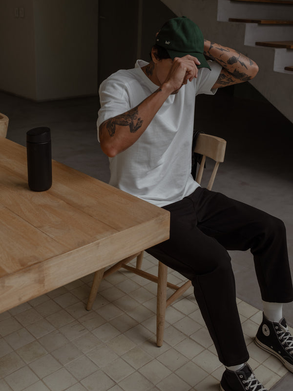 MEN ANKLE TROUSER - BLACK