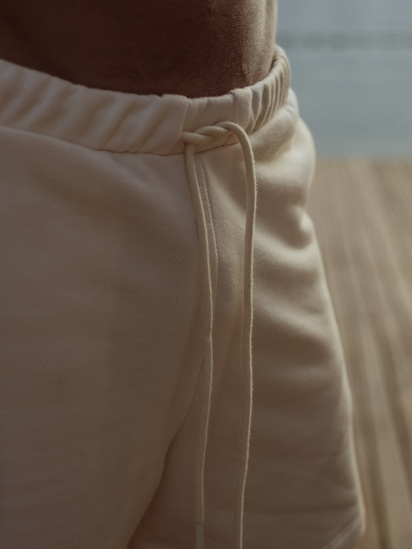 MEN COTTON MINIMAL SHORT - SEA SALT