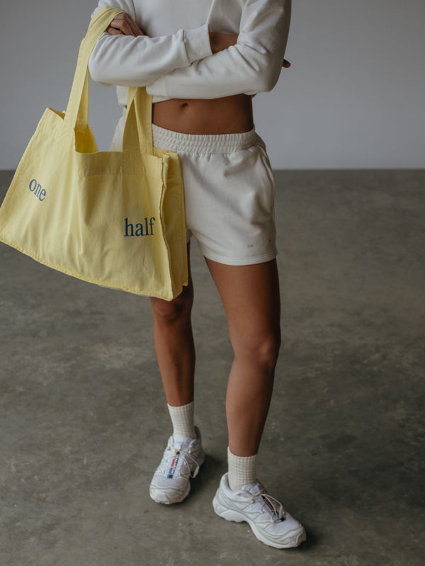 CLASSIC SWEATSHORTS - SOFT WHITE