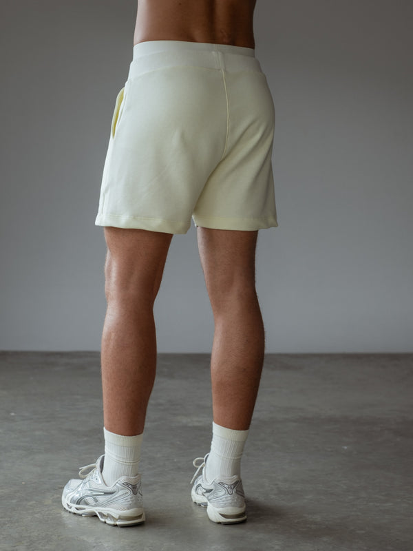 Vista posterior short en algodón