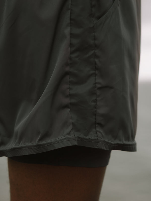 Detalles de costura del short deportivo