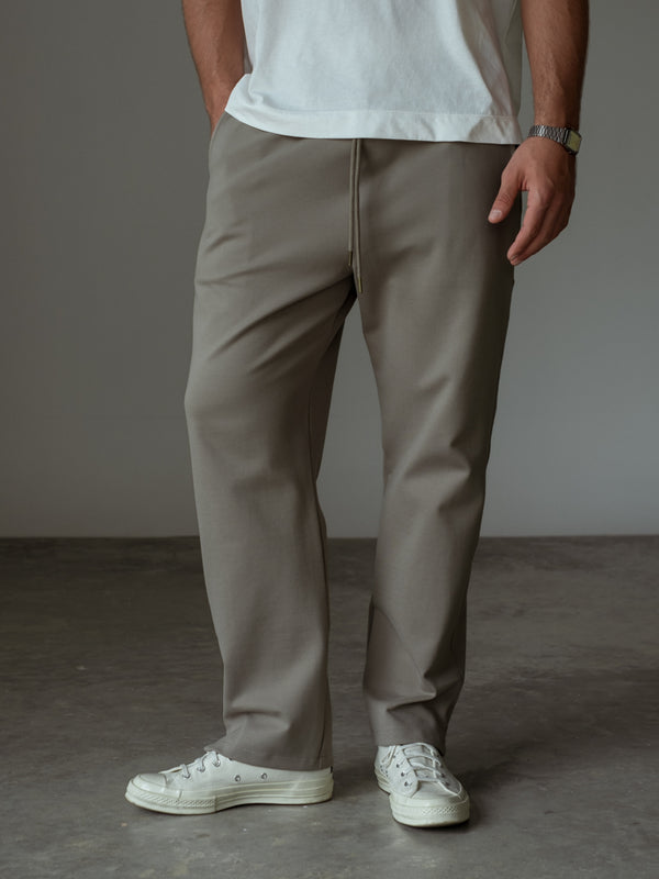 MEN TRACK PANT - WARM GRAY