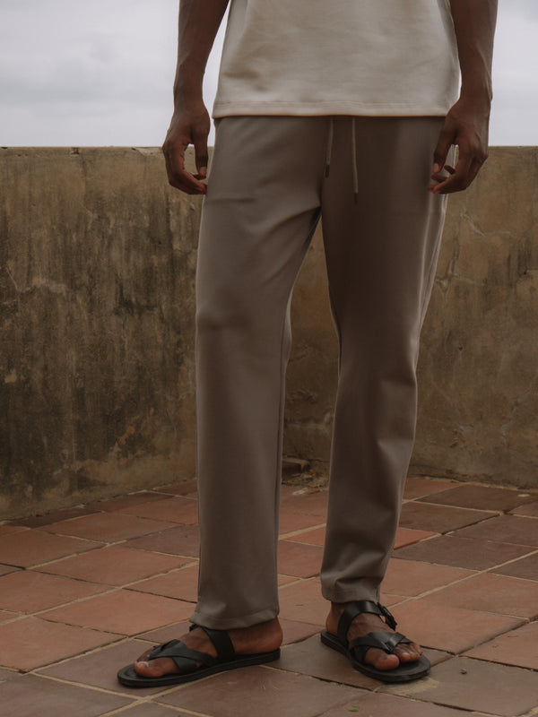 MEN TRACK PANT - STONE