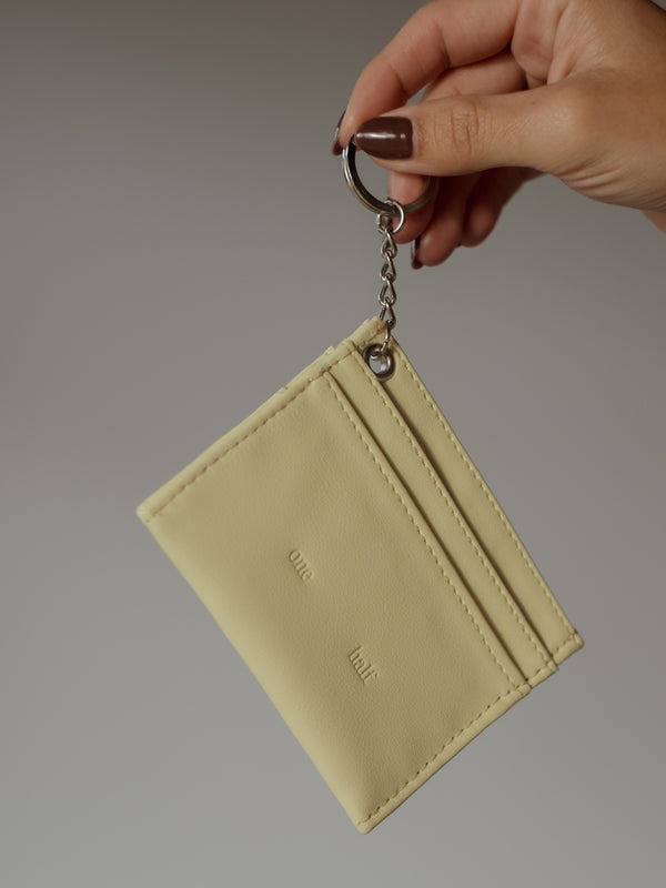 ONE HALF CARD HOLDER - PANACOTTA