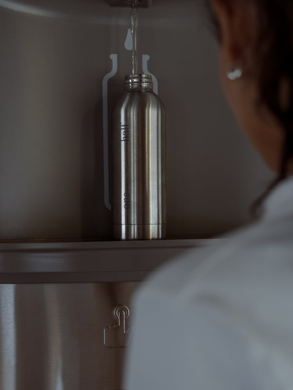 OH SILVER BOTTLE - METALLIC GRAY