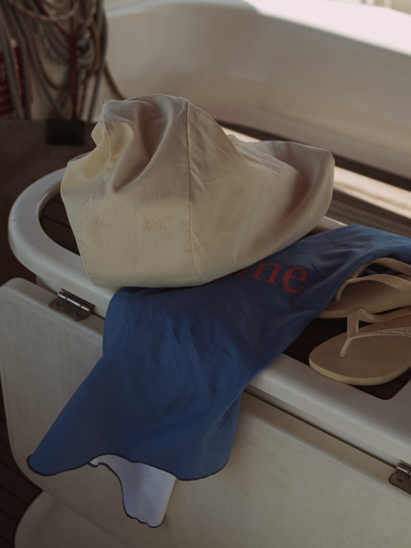 SUMMER TOWEL - BLUE & NEON FLARE