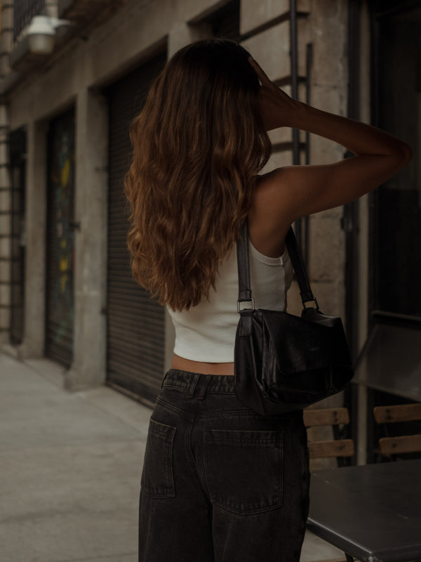 BASIC RIB TANK TOP - SOFT WHITE