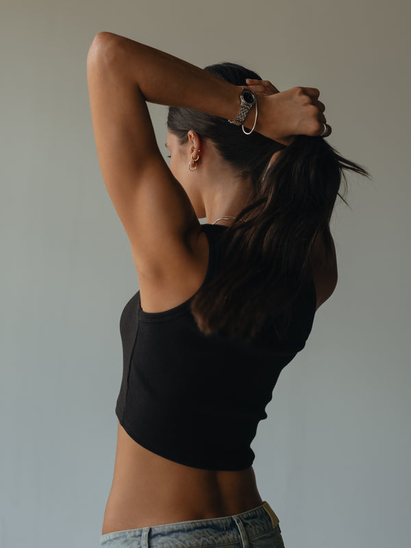 DESIGUAL TANK - BLACK