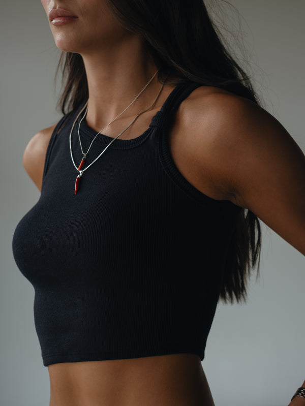 DESIGUAL TANK - BLACK