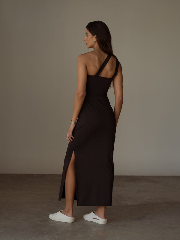 KINKY SOFT DRESS  - BLACK