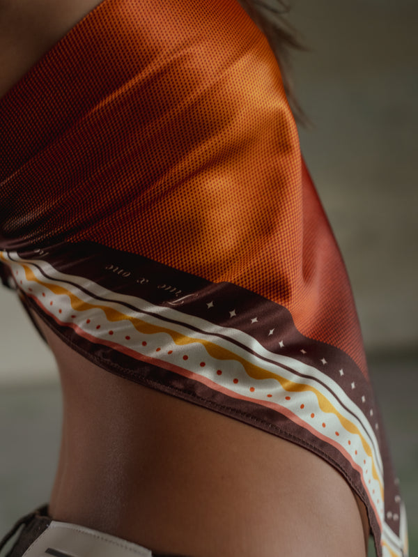 TRUE X ONE HALF BANDANA - DUSK KERCHIEF