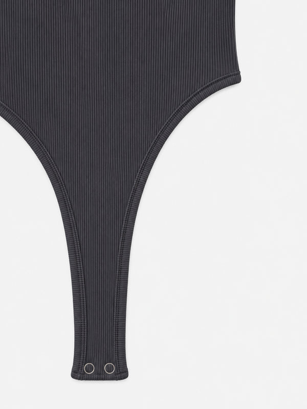 HALF BUTTON BODY - DARK GRAY