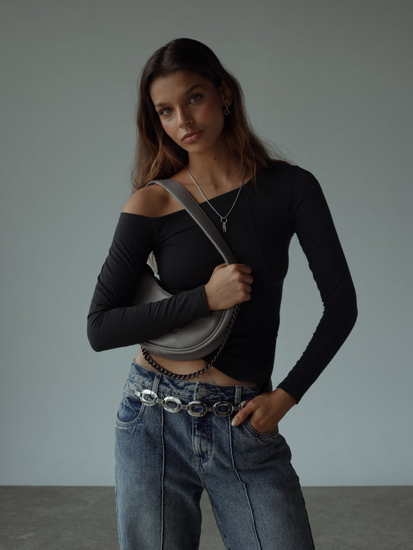 CHAIN BAG - NIGHT GRAY