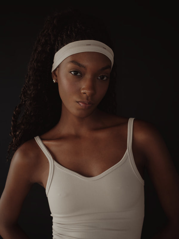 SOFT SEAMLESS TANK TOP  - NATURAL